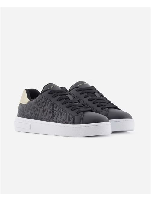 AX women's sneakers with embroidered logo ARMANI EXCHANGE | XDX165-XV891T780